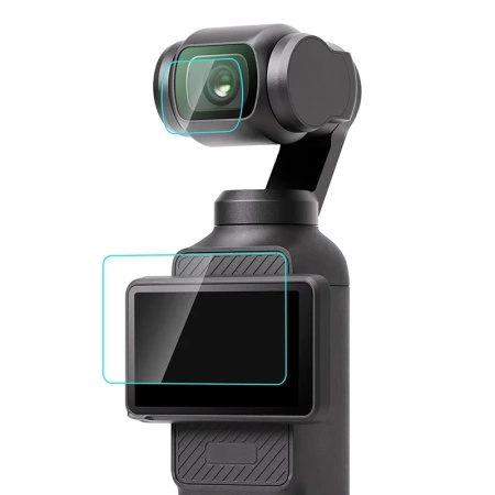 PULUZ SZKŁO OCHRONNE DO EKRANU I OBIEKTYWU DJI OSMO POCKET 3 WYSOKA JAKOŚĆ