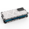 Honeycomb etui pancerny pokrowiec z żelową ramką Samsung Galaxy A73 przezroczysty