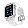 Protect Strap Band opaska z etui do Apple Watch 7 / 6 / 5 / 4 / 3 / 2 / SE (41 / 40 / 38mm) obudowa pancerny pokrowiec na zegarek biały