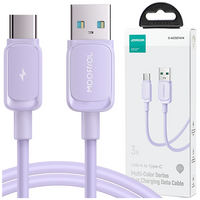 Kabel USB - USB C 3A 1,2m Joyroom S-AC027A14 - fioletowy