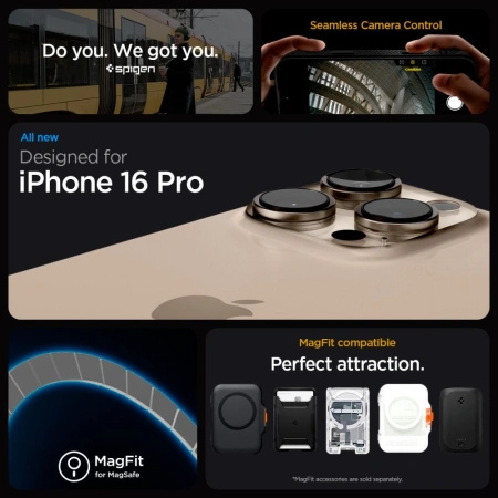 SPIGEN ETUI LIQUID AIR MAGSAFE DO IPHONE 16 PRO CASE OCHRONNE