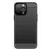 Carbon Case elastyczne etui pokrowiec iPhone 13 Pro czarny