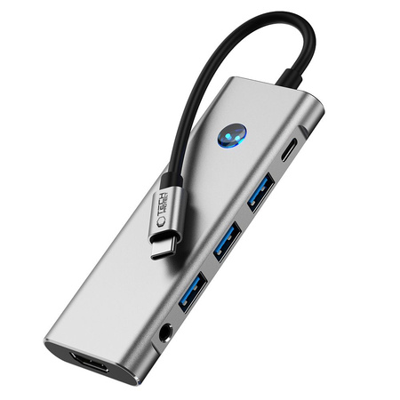 TECH-PROTECT HUB ADAPTER 9IN1 TYPE-C DO LAPTOPA USB3.0 HDMI 4K 60HZ PD100W