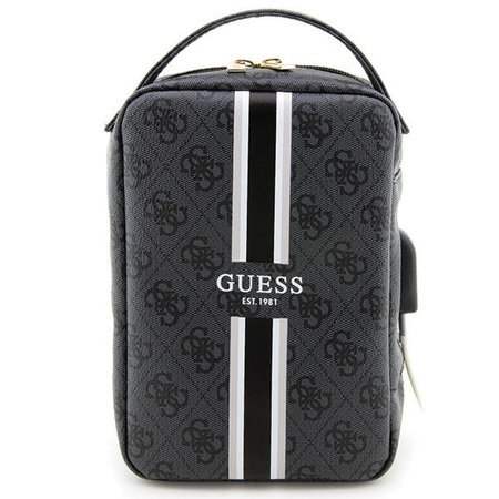 Torba Guess GUHBP4RPSK Organizer - czarne 4G Printed Stripes