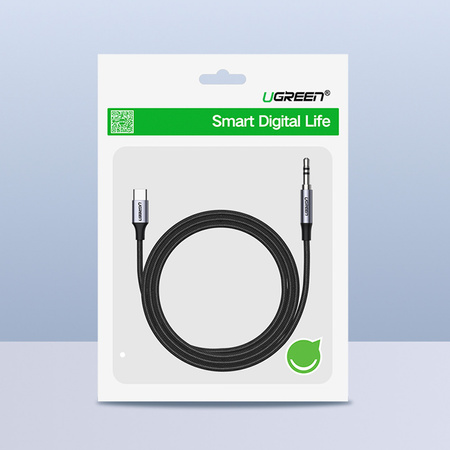 Ugreen kabel przewód USB C - mini jack 3.5mm 1m szary (AV143)