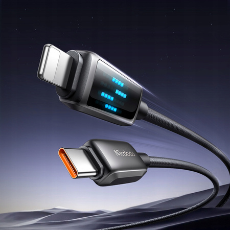 MCDODO CHARGER USB-C LIGHTNING FAST CHARGING CABLE FOR IPHONE 1M LED
