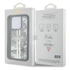 Etui Guess Liquid Glitter Gold Stripes na iPhone 15 Pro Max - czarne