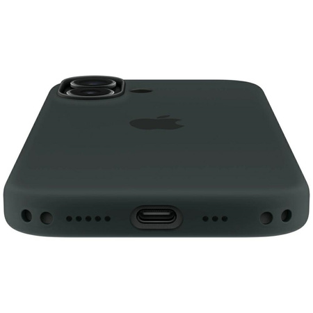Etui Apple Silicone Case MagSafe do      iPhone 17 czarny