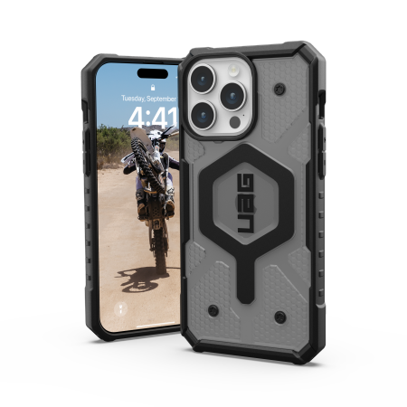 UAG Pathfinder Magsafe - obudowa ochronna do iPhone 15 Pro Max (ash)