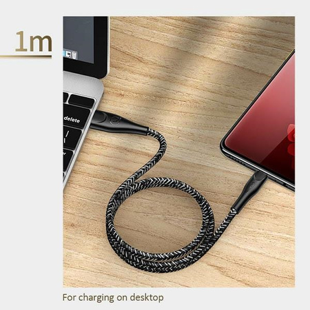 USAMS KABEL MICRO USB 1M DO TELEFONÓW ANDROID Z FUNKCJĄ SZYBKIEGO ŁADOWANIA