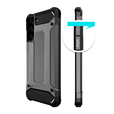 Hybrid Armor etui do Samsung Galaxy S23 Ultra pancerny hybrydowy pokrowiec niebieskie
