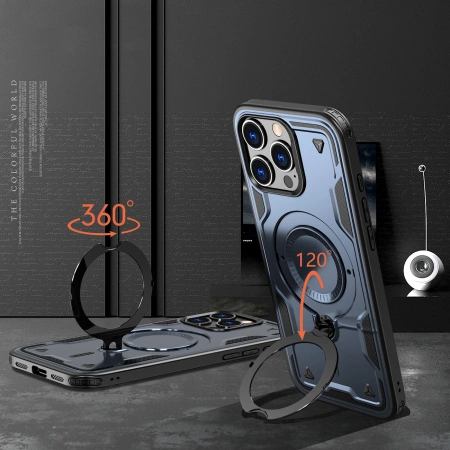 HURTEL ETUI MAGNETYCZNE DO IPHONE 16 PRO MAX Z DO MAGSAFE I WZMOCNIONĄ