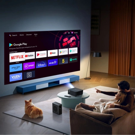 Projektor multimedialny Yaber K2s Pro LCD FullHD 1080p z głośnikami JBL i subwooferem - czarny
