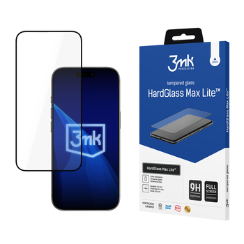 Apple iPhone 17 Pro - 3mk HardGlass Max Lite Black