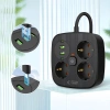 TECH-PROTECT LISTWA ZASILAJĄCA PCS3X4 DO TELEFONÓW KOMPUTERÓW 3 GNIAZDA