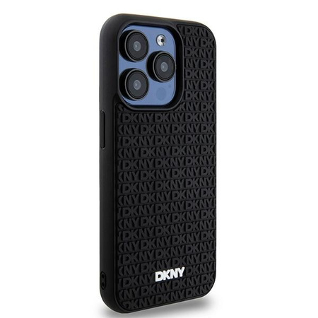 DKNY ETUI HARDCASE DO IPHONE 15 PRO MAX 6.7 3D RUBBER Z NIESAMOWITĄ OCHRANĄ