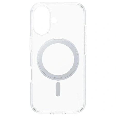 Etui CARE by PanzerGlass Feature Kickstand Case z MagSafe na iPhone 16 - srebrne