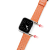 Dux Ducis Strap skórzany pasek do Watch 7 / 6 / 5 / 4 / 3 / 2 / SE (41 / 40 / 38mm) opaska bransoleta bransoletka z naturalnej skóry pomarańczowy (Enland Version)