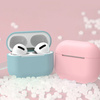Etui do AirPods Pro silikonowy miękki pokrowiec na słuchawki różowy (case C)