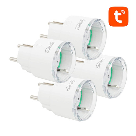 GOSUND INTELIGENTNE GNIAZDKO WIFI SP111 3680W 16A DO SMART HOME TUYA 4-PAK