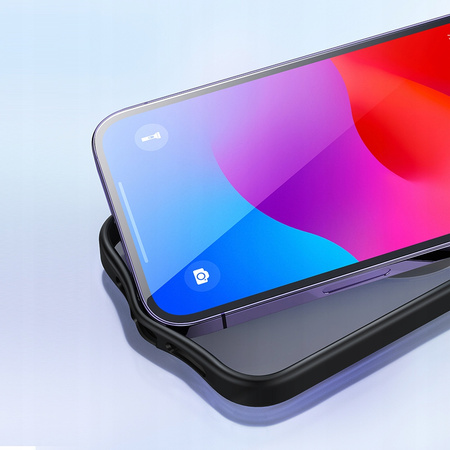 MCDODO MAGNETIC CASE CLEAR CASE REINFORCED FOR MAGSAFE IPHONE 15 PRO MAX PURPLE