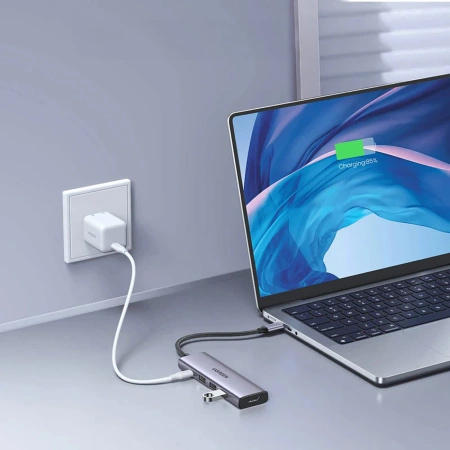 UGREEN HUB MULTIFUNKCYJNY USB-C DO MACBOOK PRO XPS 13 15 HDMI USB-A 3.0