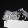 Etui CARE by PanzerGlass Feature Kickstand Case z MagSafe na iPhone 16 Pro Max - srebrne