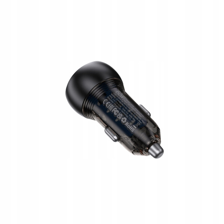 PALPRO SZYBKA ŁADOWARKA SAMOCHODOWA DO TELEFONU LAPTOPA 2X USB-C USB-A 60W