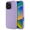 GUESS ETUI HARDCASE DO IPHONE 16 PRO MAX 6.9 DO MAGSAFE SAFFIANO FIOLETOWE