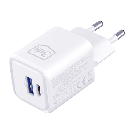 Accessories -  3mk Hyper Charger PD 33W GaN QC4+ PPS AFC FCP SCP 1A1C  White