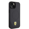 Ferrari FEHMP15SPTEK iPhone 15 6.1" czarny/black hardcase Carbon Metal Logo MagSafe