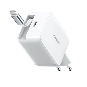 JOYROOM ŁADOWARKA SIECIOWA 67W GAN Z WBUDELOWANYM KABLEM USB-C