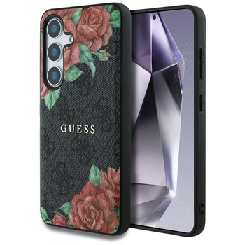 GUESS ETUI LEATHER 4G POKROWIEC DO SAMSUNG GALAXY S25 DO MAGSAFE Z LOGO