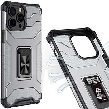 HURTEL CRYSTAL RING CASE POKROWIEC Z MAGNETYCZNYM UCHWYTEM DO IPHONE 13 PRO