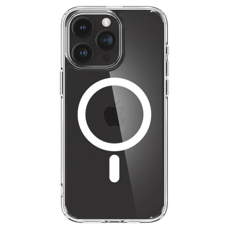 Spigen Crystal Hybrid MagSafe, white - iPhone 15 Pro Max