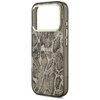 Etui Guess Python Pattern MagSafe do iPhone 17 Pro Max brązowy