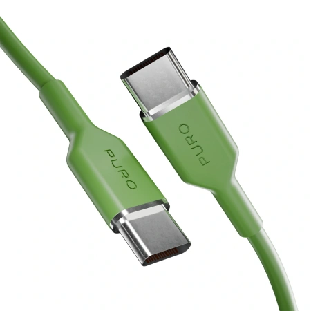 Kabel Puro ICON USB-C - USB-C 1,5m - zielony