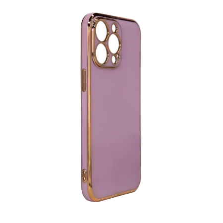 HURTEL ETUI CASE POKROWIEC ŻELOWY DO XIAOMI REDMI NOTE 11 ZŁOTA RAMKA