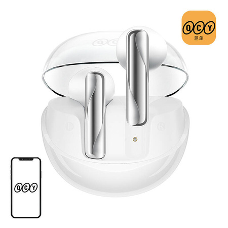 QCY SŁUCHAWKI TWS AILYBUDS CLEAR T32 DO TELEFONÓW ANDROID IOS Z TECHNOLOGIĄ