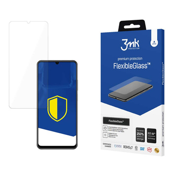 3MK SZKŁO OCHRONNE DO REALME NOTE 50 FLEXIBLEGLASS ANTYRYSKOWE Z PEŁNĄ