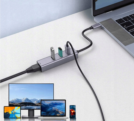 KARTA SIECIOWA HUB USB-C GIGABIT LAN 1000Mb RJ45