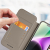 Dux Ducis Skin X Pro etui iPhone 14 magnetyczny pokrowiec MagSafe z klapką beżowy