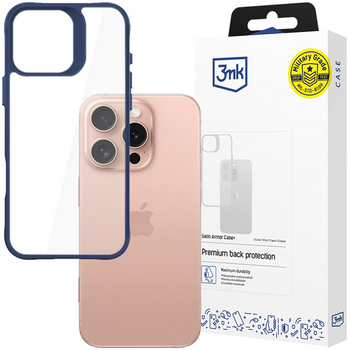 Apple iPhone 16 Pro - 3mk Satin Armor Case+ Blue