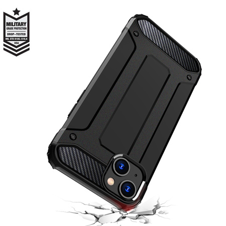 Pancerne etui do iPhone 15 Plus Hybrid Armor - czarne