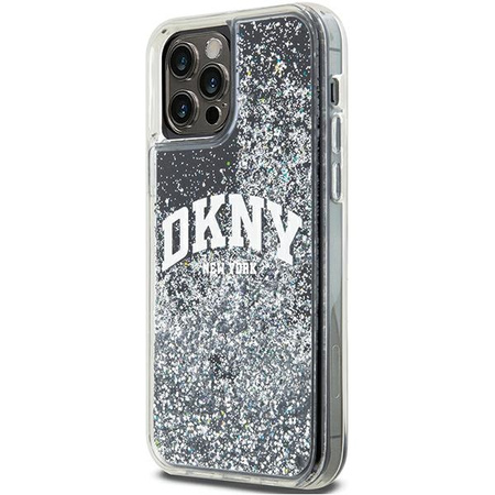 DKNY ETUI CASE POKROWIEC HARDCASE LIQUID GLITTER DO IPHONE 12 12 PRO 6.1