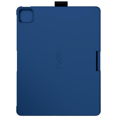 Etui Typecase Flexbook Touch z klawiaturą do iPad Pro 11" 2024/2025 ciemny niebieski