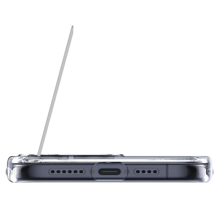 Spigen Caseology Capella MagSafe Kickstand, clear white - iPhone 15 Pro