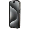 Etui Guess Liquid Glitter Gold Stripes na iPhone 15 Pro Max - czarne