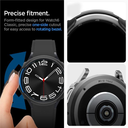 SPIGEN LIQUID AIR SAMSUNG GALAXY WATCH 6 CLASSIC (43 MM) MATTE BLACK