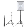 PULUZ ZESTAW SOFTBOX LED 50X70CM DO FOTOGRAFII Z STATYWEM I 4 ŻARÓWKAMI LED
